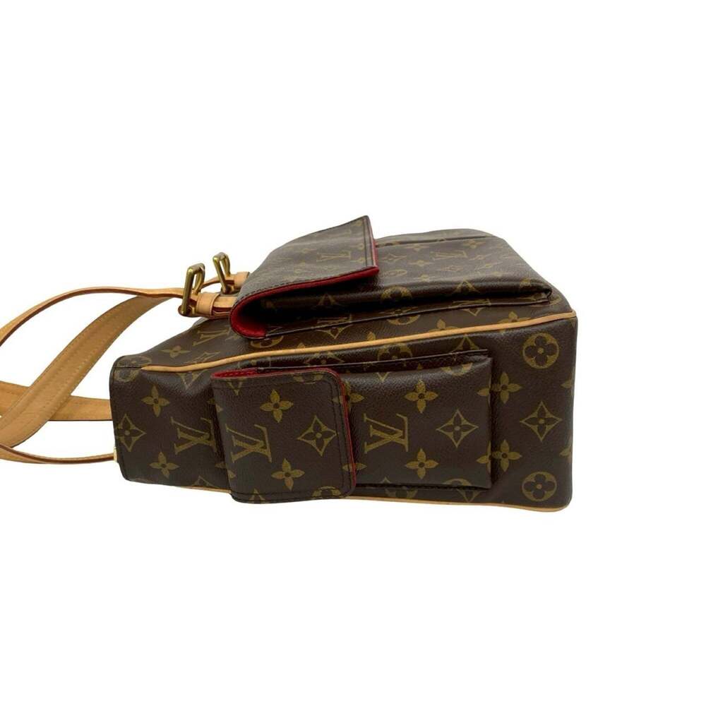 LOUIS VUITTON Authentic Brown Monogram Leather Tote Bag - Picture 5 of 10